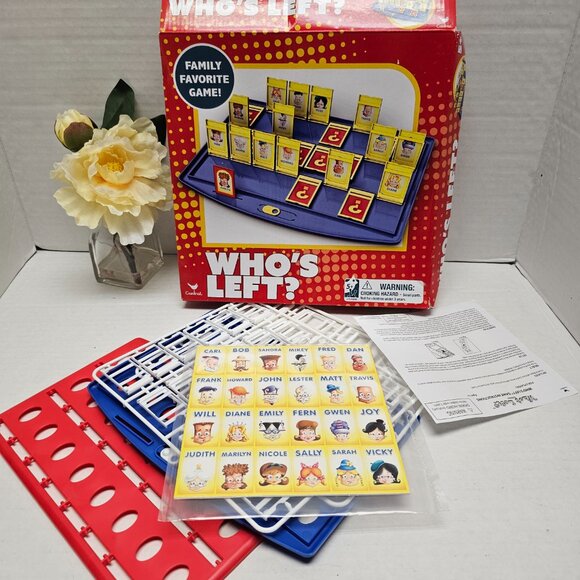 New Family Board Fun Game Who's Left 5+ - Picture 2 of 7